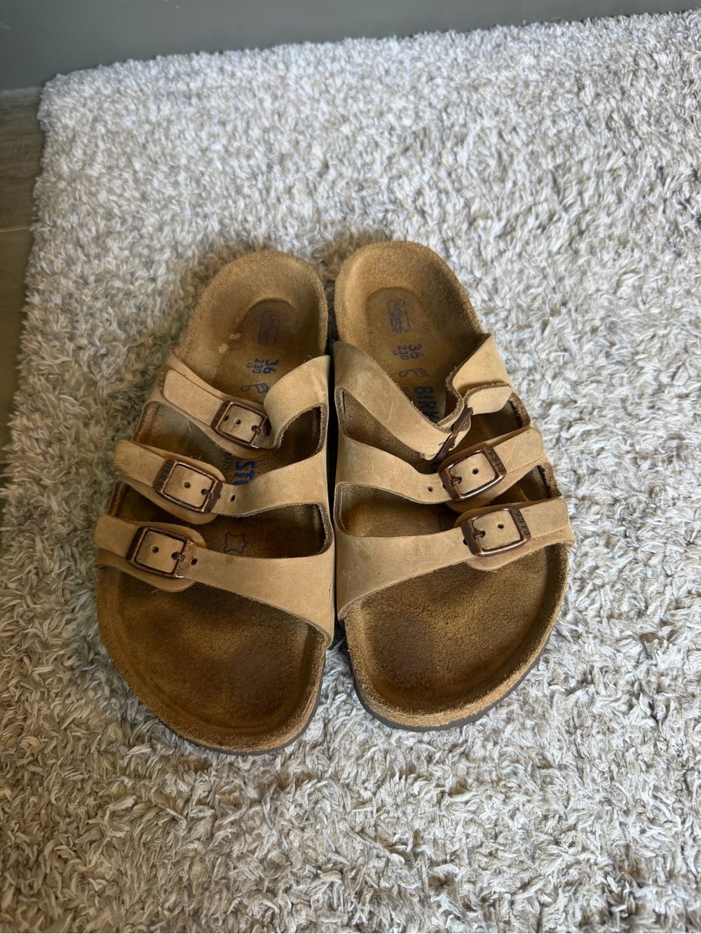 Birkenstock Florida Tan Sandals 36